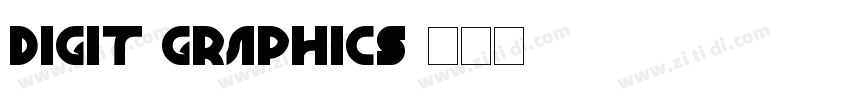 digit graphics字体转换